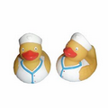 Squeezable Nurse Duck Toy